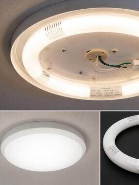 8” LED Circle Ring Light Flush Mount Ceiling Light 4000K New